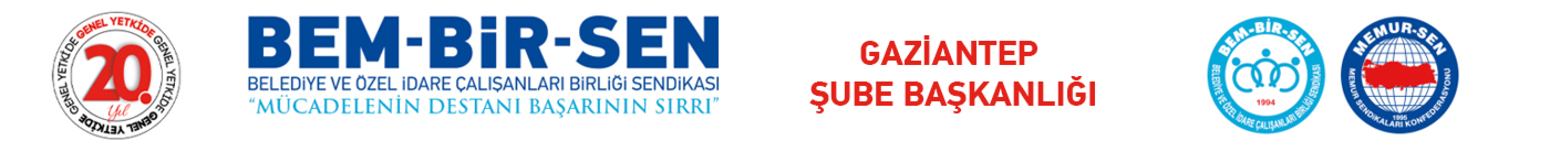 Gaziantep Şube Başkanlığı